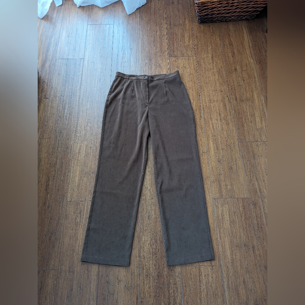 Sag Harbor Dark Brown Pants Size 12